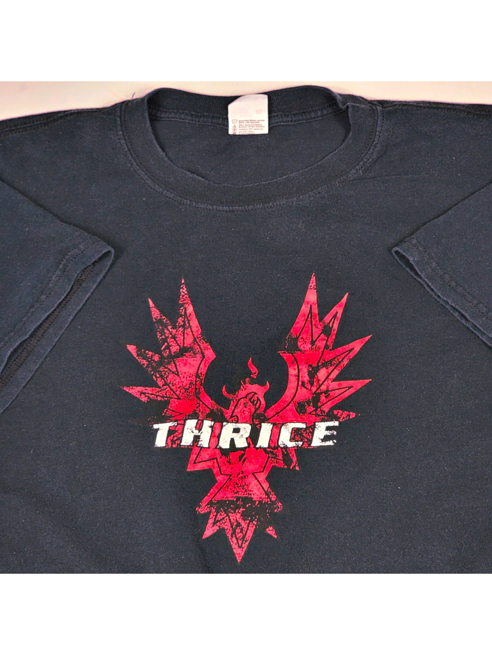 Vintage Thrice Sub City Black Band Tee Graphic Punk Rock Band T-Shirt XL